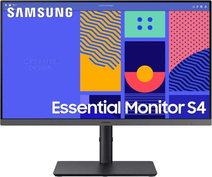 SAMSUNG 24-Inch S43GC Series Business Essential Computer Monitor, IPS Panel