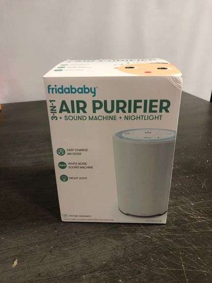 Frida Baby 3-in-1 Baby Air Purifier for Allergy Relief, Sound Machine for Sleeping + Nightlight