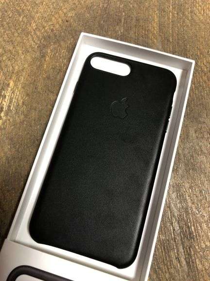 Apple iPhone 8 Plus/ 7 Plus Leather Case - Black