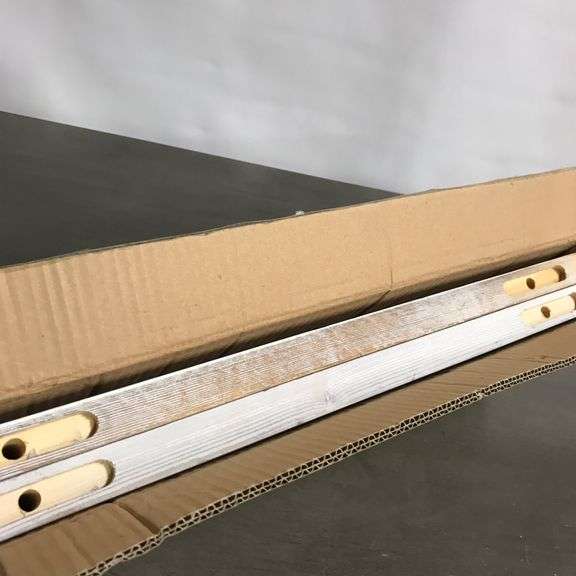Jewderm Wood Floating Shelves For Kitchen, Bedroom, Living Room - Set of 2 - White Wash