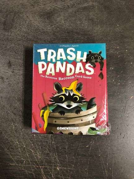 Gamewright - Trash Pandas - The Raucous Raccoon Push-Your-Luck Card Game, Ages 8+, 2-4 Players