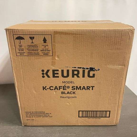 Keurig K-Cafe SMART Single Serve K-Cup Pod Coffee Maker, Black