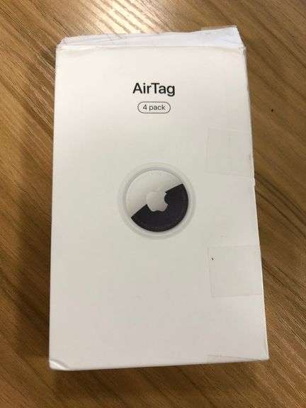 Apple AirTag 4 Pack. Keep Track of and find Your Keys, Wallet, Luggage, Backpack, and More