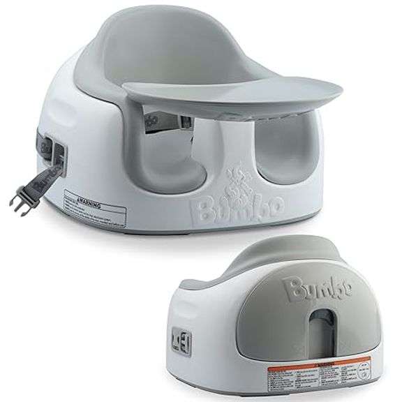 Bumbo 3-in-1 Multi-Seat for 6 to 36 Months, Travel Baby Feeding & Play Floor Seat
