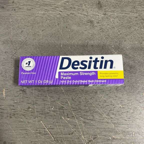 Desitin Maximum Strength Baby Diaper Rash Cream with 40% Zinc Oxide, Travel Size, 1 oz