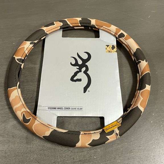 Browning Steering Wheel Covers for Car, Truck, and SUV, Durable Steering Wheel Cover Protection