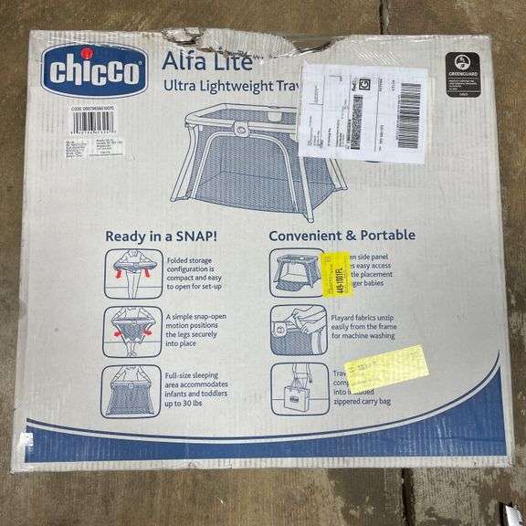 Chicco Alfa Lite Lightweight Travel Playard, Portable Playpen for Babies and Toddlers