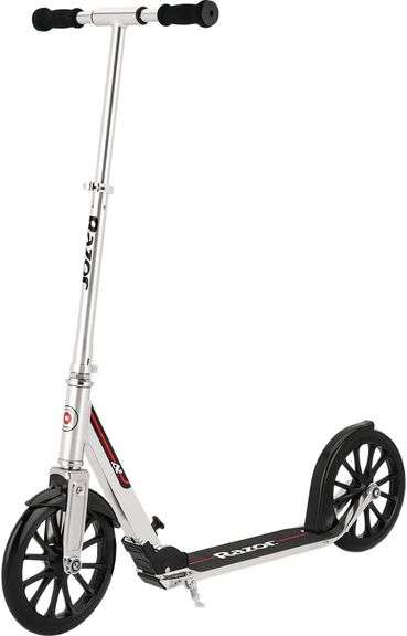 Razor A6 Kick Scooter for Kids Ages 8+ - Extra-Tall Handlebars & Longer Deck, 10"