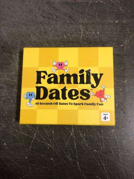 Family Dates 40 Scratch Off Cards – Fun Activities & Date Night Ideas for Kids and Parents