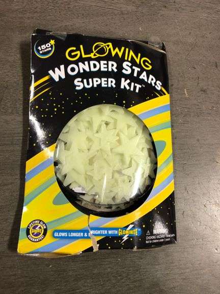 Great Explorations: Wonder Stars Super Kit, Glow In The Dark Ceiling Stars. 150 Pieces