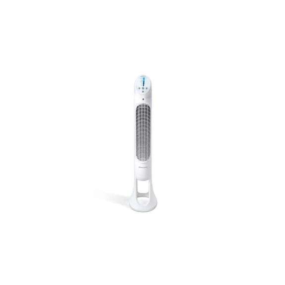 Honeywell QuietSet 5 Speed Oscillating Tower Fan White HYF260W: Standing Floor Fan