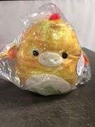 Squishmallows Original 12-Inch Dieric Yellow Dragon with Orange Mane - Official Jazwares Large Plush