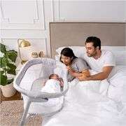 HALO Baby Flex BassiNest, Adjustable Travel Bassinet, Easy Folding, Lightweight with Mattress