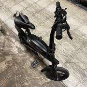 Jetson Adult Axle X 12" Step-Over Electric Folding Bike - Black: 15.5 mph, 220 lb Capacity