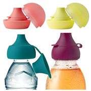 Boon Snug Sip Universal Water and Juice Silicone Bottle Toppers - Soft Spout Conversion Caps