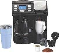 Hamilton Beach FlexBrew Trio 2-Way Coffee Maker, Compatible with K-Cup Pods or Grounds