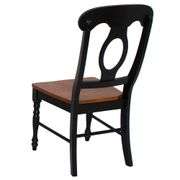 Pack of 2 Napoleon Dining Chair – Antique Black & Cherry (38″)