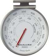 KitchenAid 3-in Dial Oven Thermometer, Temperature Range: 100°F to 600°F
