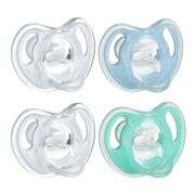 Tommee Tippee Ultra-Light Silicone Pacifier, 0-6 Months, Symmetrical One-Piece Design
