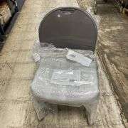 5 PCS Flash Furniture HERCULES Series 880 lb. Capacity Gray Ultra-Compact Stack Chair