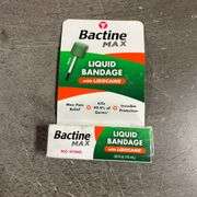 Bactine MAX Liquid Bandage with Lidocaine - Wound Cleaning Liquid Bandage for Skin