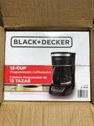 BLACK+DECKER 12-Cup Digital Coffee Maker, Programmable, Washable Basket Filter