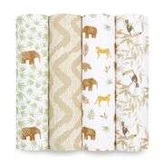 aden + anais Essentials Muslin Swaddle Blankets for Baby Girls and Boys