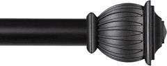 Kenney Beckett Soft Square Window Curtain Rod, Adjustable Curtain Rod for Windows 28 to 48 Inches