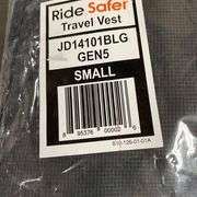 RideSafer Toddler Safety Harness Vest - Black (Small)