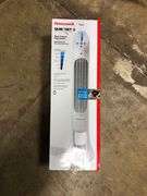 Honeywell QuietSet 5 Speed Oscillating Tower Fan White HYF260W: Standing Floor Fan