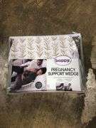 Boppy Wedge Pregnancy Pillow - Compact Support Wedge Maternity Pillow for Back