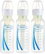 Dr. Brown's Options Narrow, 3 Pack, Clear, 8 Ounce