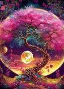 SET OF 2 Aestalrcus Tree of Life Paint by Numbers Kit for Adults, Tree Paint by Numbers