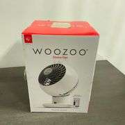 WOOZOO - Compact Globe Oscillating Fan w/ Remote - 5 Speed - White