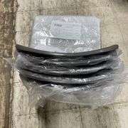 5 PCS Flash Furniture HERCULES Series 880 lb. Capacity Gray Ultra-Compact Stack Chair