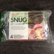 Boon Snug Sip Universal Water and Juice Silicone Bottle Toppers - Soft Spout Conversion Caps