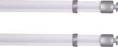 28-48 in. Adjustable Petite Round Sash Rod, 7/16 in. Diameter, White, Set of 2