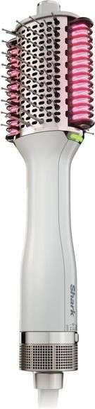 Shark HT202 SmoothStyle Heated Comb + Blow Dryer Brush, Dual Mode, for All Hair Types, Silk