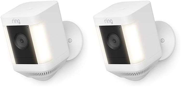 Ring Spotlight Cam Plus, Battery, Home or business security with HD video