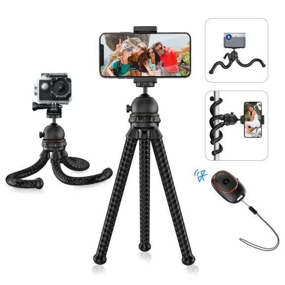 MPOW Selfie Stick Tripod Bluetooth Remote Phone Camera Mount