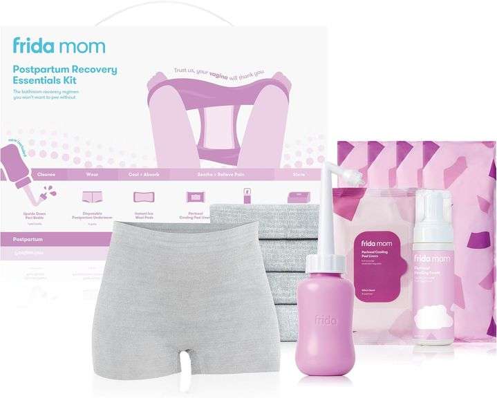 Frida Mom 11pc Postpartum Essentials Kit Gift Set, Hospital Bag Must Haves for New Mom