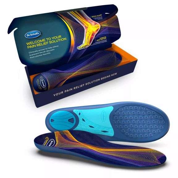 Dr. Scholl's Performance Sized-to-Fit Plantar Fasciitis Insoles - 1 Pair Men 7.5-8/Women 8.5-9