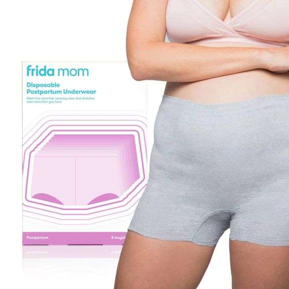 Frida Mom Disposable Underwear Boy Short Brief - Petite 8ct