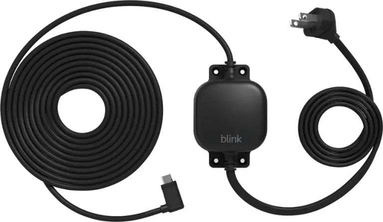 Blink Weather Resistant 13ft Power Adapter for Blink Mini 2 and Blink Outdoor 4 - Black