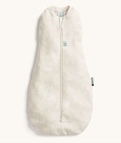 ErgoPouch Cocoon Swaddle Sack 1.0 TOG Oatmeal Marle, Size: NewBorn