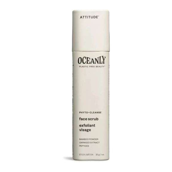 ATTITUDE Oceanly Face Scrub Stick, EWG Verified, Plastic-free