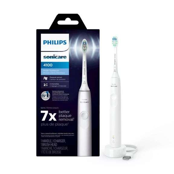 Philips Sonicare 4100 Plaque Control Rechargeable Electric Toothbrush