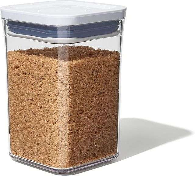 OXO Good Grips POP Container - Airtight Food Storage - Small Square Short 1.1 Qt Ideal for 1 lb of b
