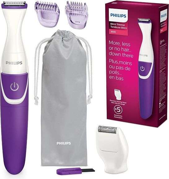 Philips Beauty Bikini Genie Cordless Trimmer for Bikini Line Hair Removal