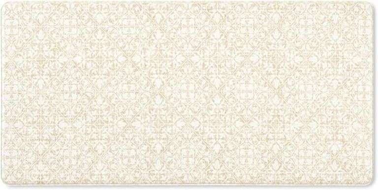 TOWN & COUNTRY BASICS Comfort Plus Vintage Medallion Tile Anti Fatigue Comfort Mat, Kitchen Mat, Sta